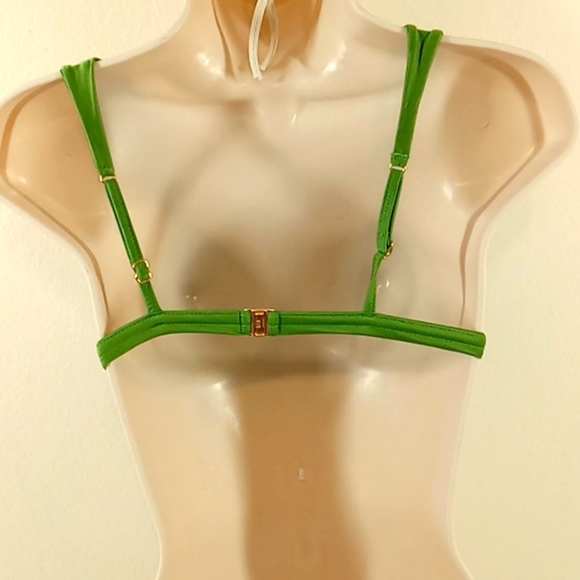VIX Bikini Top Swim Vacation Green New SLD Matelesse Swim Vacation Summer Beach - Picture 4 of 6